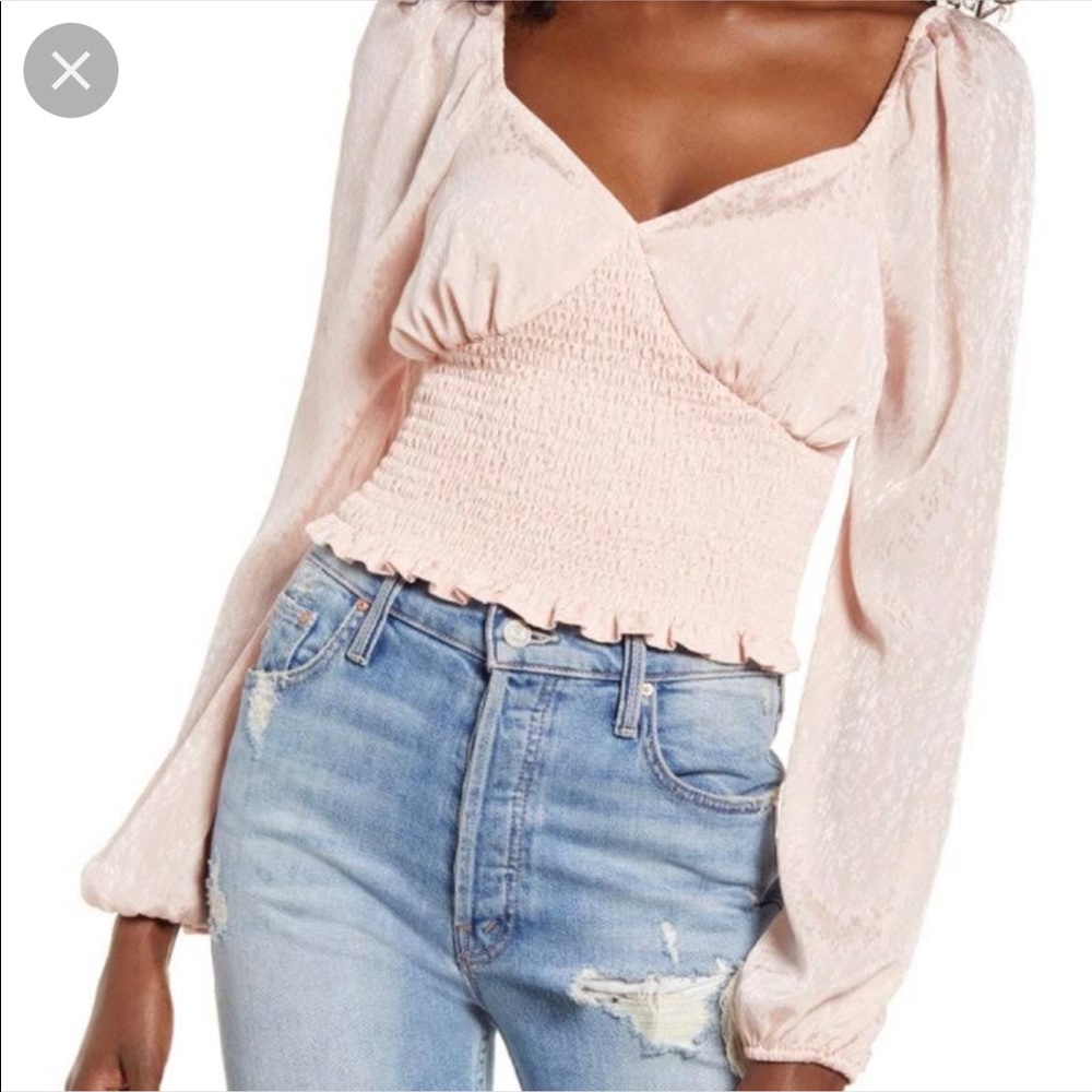 Leith long sleeve scrunched top - Picture 1 of 5
